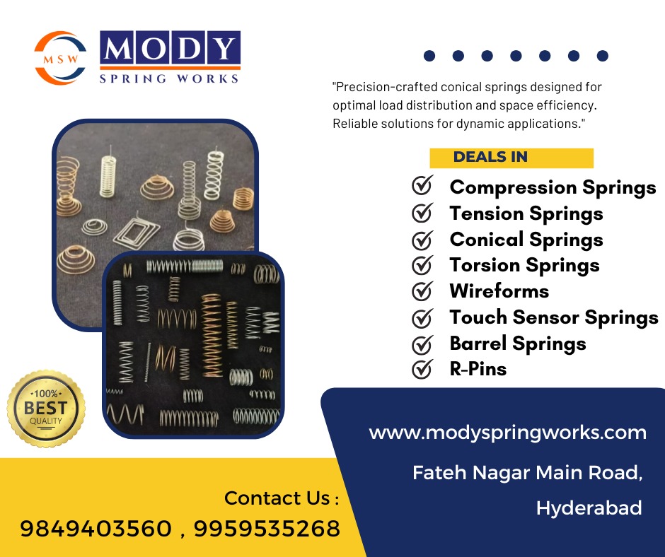 High-Quality Compression Springs in Hyderabad